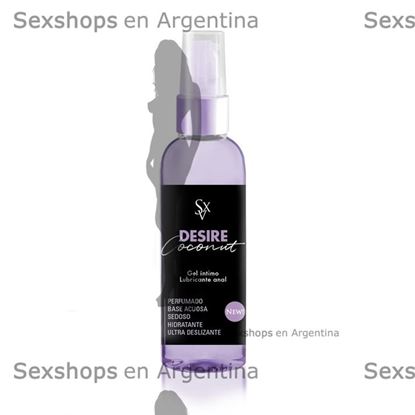 Gel lubricante anal olor a coco